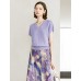 V-Neck Short Sleeve Knit Top V-Neck Short Sleeve Knit Top