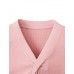 V-Neck Twisted Detail Knit Top