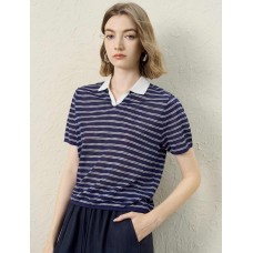 The Timeless Striped Knit Polo The Timeless Striped Knit Polo