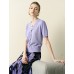 V-Neck Cable-Knit Short Sleeve Top V-Neck Cable-Knit Short Sleeve Top