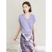 V-Neck Short Sleeve Knit Top V-Neck Short Sleeve Knit Top