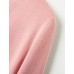 V-Neck Twisted Detail Knit Top