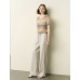 Colorful Striped Short Sleeve Knit Top Colorful Striped Short Sleeve Knit Top