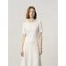 Sequin Embellished Pearl Neck Wool Knit Top Sequin Embellished Pearl Neck Wool Knit Top