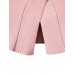V-Neck Twisted Detail Knit Top