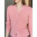 V-Neck Twisted Detail Knit Top